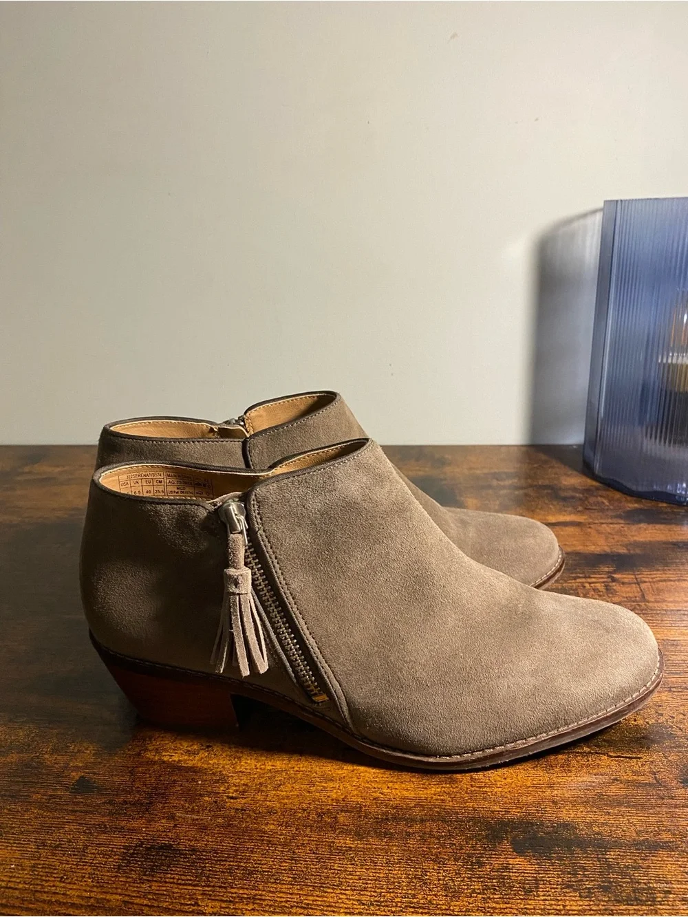 Vionic Suede Ankle Boots